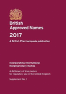 British approved names 2017: supplement no. 1