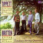 Britten: String Quartet No3, Op94; Tippett: String quartet No4 - Bernard Gregor-Smith (cello); Peter Cropper (violin); Robin Ireland (viola); Ronald Birks (violin); The Lindsays