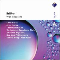 Britten: War Requiem - Carol Vaness (soprano); Jerry Hadley (tenor); Thomas Hampson (baritone); The American Boychoir (boy's choir);...