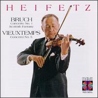 Bruch: Concerto No. 1; Scottisch Fantasy; Vieuxtemps: Concerto No. 5 - Jascha Heifetz (violin); Malcolm Sargent (conductor)