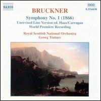 Bruckner: Symphony No. 1 (1866) - Royal Scottish National Orchestra; Georg Tintner (conductor)
