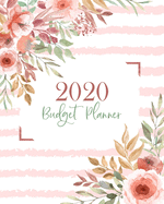 Budget Planner: Weekly and Monthly Financial Organizer - Savings - Bills - Debt Trackers - Pink Watercolor Floral