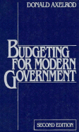 Budgeting for Modern Government