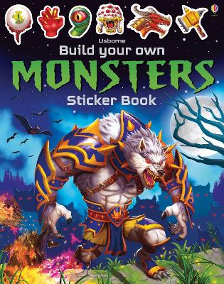 Build Your Own Monsters Sticker Book - Tudhope, Simon, and Gong Studios (Illustrator)