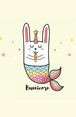 Bunnicorn: Pocket Size Dot Grid Notebook for Unicorn, Mermaid and Bunny Lover College Book for Girls and Women 5.5 x 8.5 in - Passionate Book Publishing