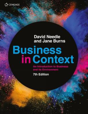 Business in Context: An Introduction to Business and its Environment - Needle, David, and Burns, Jane