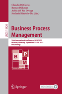 Business Process Management: 20th International Conference, BPM 2022, Mnster, Germany, September 11-16, 2022, Proceedings