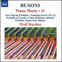 Busoni: Piano Music, Vol. 11 - Wolf Harden (piano)