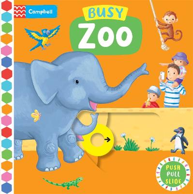 Busy Zoo: A Push, Pull, Slide Book - Redford, Ruth