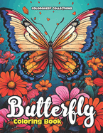 Butterfly Coloring Book: Blossoms and Butterflies: A Serene Coloring Escape