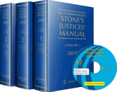 Butterworths Stone's Justices' Manual 2010