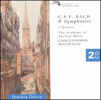 C.P.E. Bach: 8 Symphonies - Academy of Ancient Music; Anthony Pleeth (cello); Catherine Mackintosh (viola); Christopher Hogwood (fortepiano);...