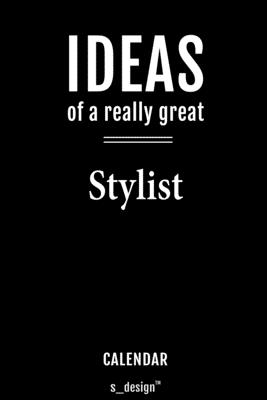 Calendar for Stylists / Stylist: Everlasting Calendar / Diary / Journal (365 Days / 3 Days per Page) for notes, journal writing, event planner, quotes & personal memories - S_design Stylist Notebooks