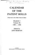 Calendar of Patent Rolls: Elizabeth I