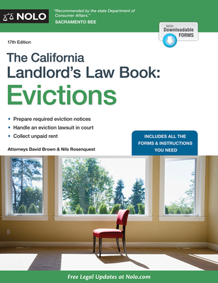 California Landlord's Law Book, The: Evictions: Evictions - Brown, David, and Rosenquest, Nils