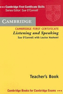 Cambridge First Certificate Listening and Speaking Teacher's Book