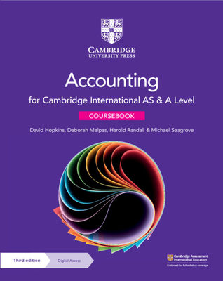 Cambridge International AS & A Level Accounting Coursebook with Digital Access (2 Years) - Hopkins, David, and Malpas, Deborah, and Randall, Harold