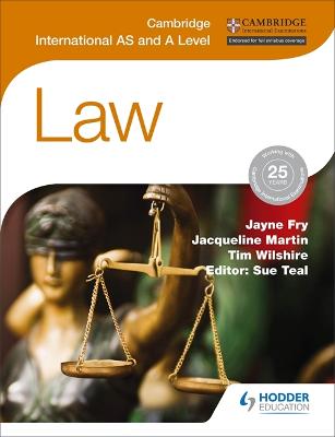 Cambridge International AS and A Level Law - Martin, Jacqueline