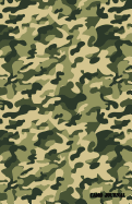 Camo Journal: Tan, Green, Camouflage, 108 Pages