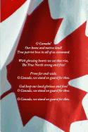 Canadian National Anthem Journal - "O Canada" in English and French (Front and Back)