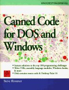 Canned Code for DOS and Windows