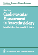 Cardiovascular Measurement in Anaesthesiology