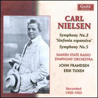 Carl Nielsen: Symphonies Nos. 3 & 5 - Erik Sjoberg (baritone); Ruth Guldbaek (soprano); Danish Radio Symphony Orchestra