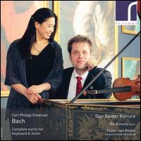 Carl Philipp Emanuel Bach: Complete Works for Keyboard & Violin - Duo Belder Kimura; Pieter-Jan Belder (candenza)