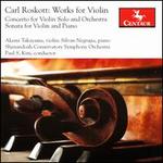 Carl Roskott: Works for Violin