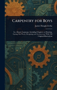Carpentry for Boys