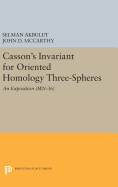 Casson's Invariant for Oriented Homology Three-Spheres: An Exposition