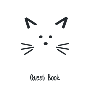 Cat Guest Book, Guests Comments, B&b, Visitors Book, Vacation Home Guest Book, Beach House Guest Book, Comments Book, Visitor Book, Holiday Home, Retreat Centres, Family Holiday Guest Book (Hardback)