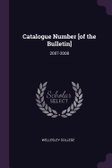 Catalogue Number [of the Bulletin]: 2007-2008