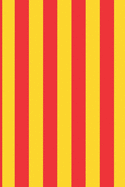 Catalonian flag journal: 6 x 9 Blank lined Journal to write in