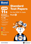 CEM: Bond 11+ Standard Test Papers: Ready for the 2025 Cambridge Select Insight exam: Pack 2