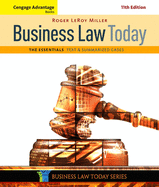 Cengage Advantage Books: Business Law Today, the Essentials: Text and Summarized Cases