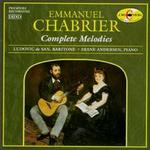 Chabrier: Complete Melodies - Diane Andersen (piano); Luc Loubry (bassoon); Ludovic de San (baritone)