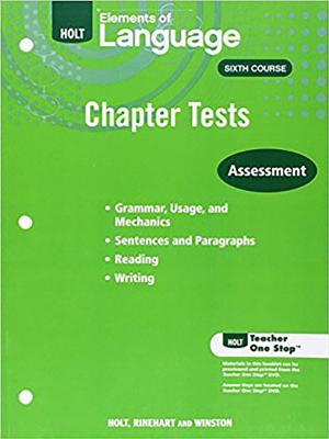 Chapter Test Tchr Wkbk Eolang 2009 G12 - Warriner E