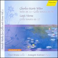Charles-Marie Widor, Louis Vierne: Cello Sonatas - Annegret Kuttner (piano); Peter Bruns (cello)