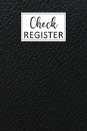 Check Register: Simple Check Register Checkbook Registers Check and Debit Card Register 6 Column Payment Record Personal Checkbook Checking Account Ledger Transaction Ledgers Account Tracker Check Log Book
