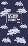 Checkbox To Do List Notebook