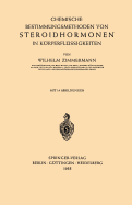 Chemische Bestimmungsmethoden Von Steroidhormonen in Korperflussigkeiten