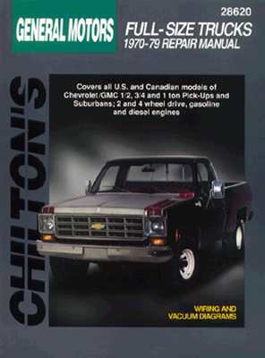 Chevrolet Pick-Ups (70 - 79) (Chilton) - Haynes Publishing