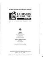 CHI '96 Conference Proceedings: Human Factors in Computing Systems