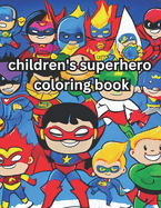 children's superheroes coloring book
