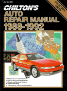 Chilton's Auto Repair Manual, 1988-92 - Perennial Edition