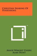 Christian Sharing Of Possessions