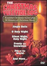Christmas Yuletide Log and Christmas Scene