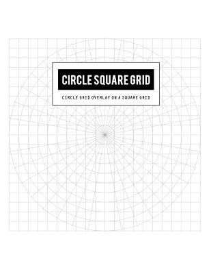 Circle Grid Overlay on a Square Grid: Grid Quarter Inch Circular Hybrid ...