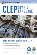Clep(r) Spanish Language Book + Online